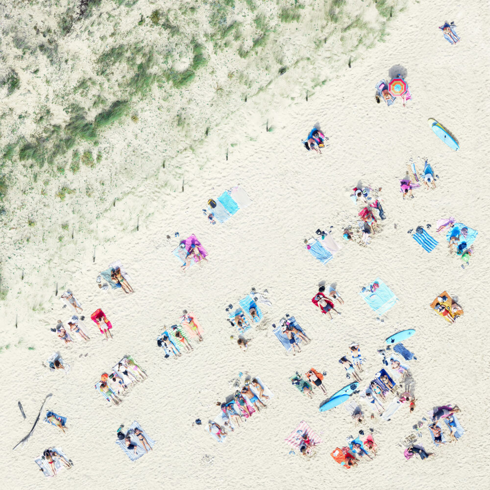Aerial beach photography. Ile de Ré France