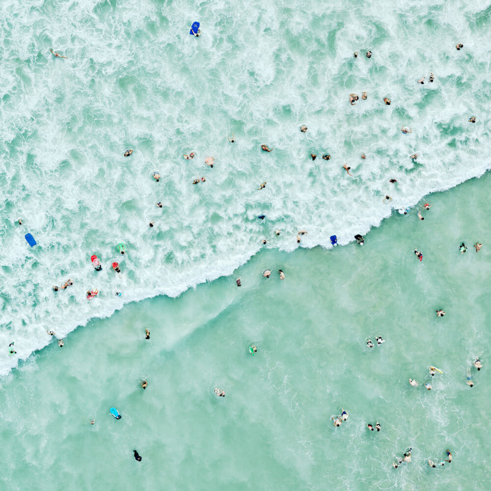 Aerial beach photography. Ile de Ré France