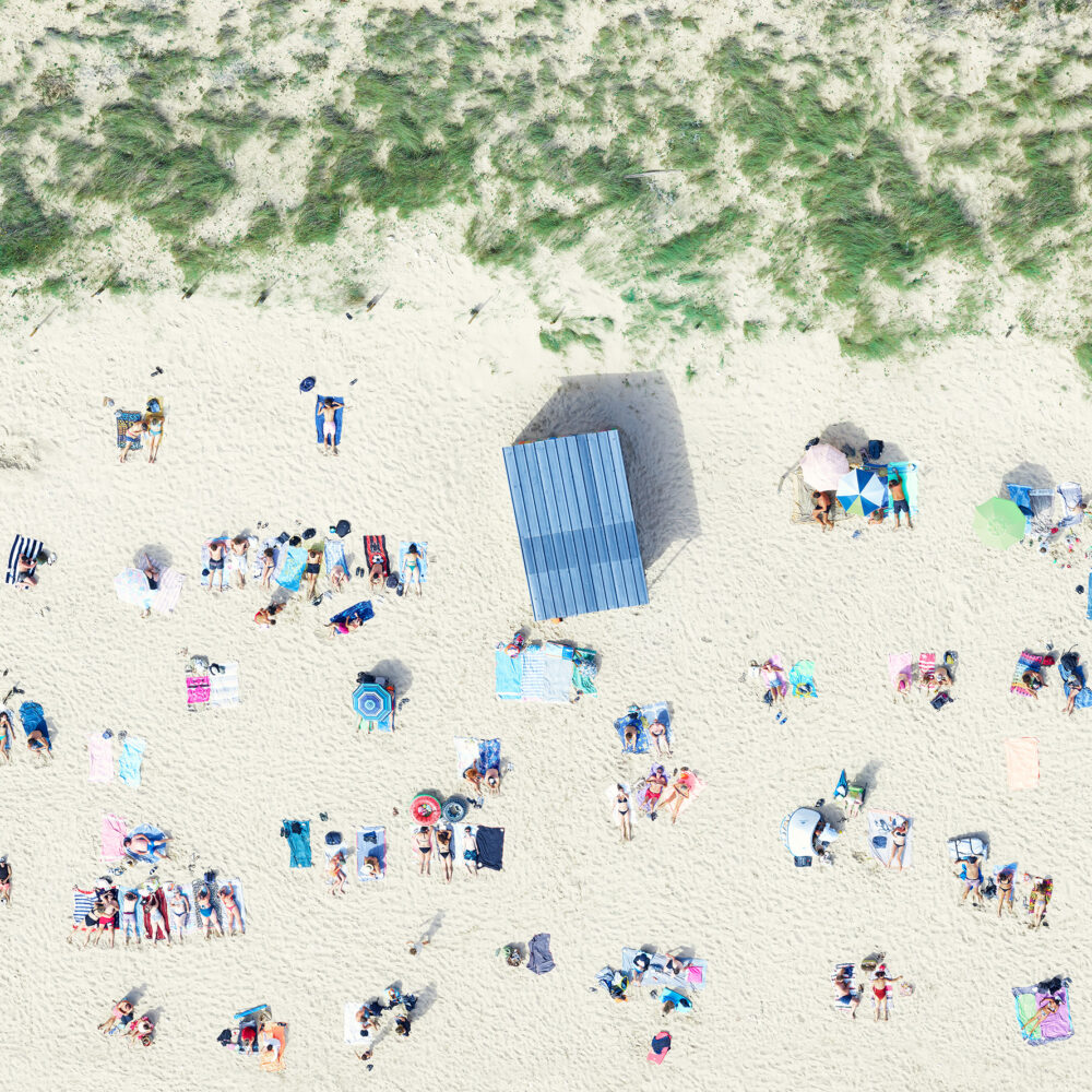 Aerial beach photography. Ile de Ré France