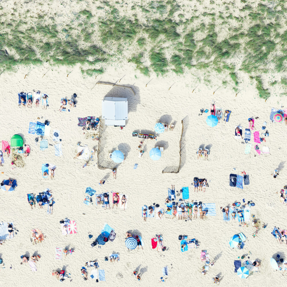 Aerial beach photography. Ile de Ré France