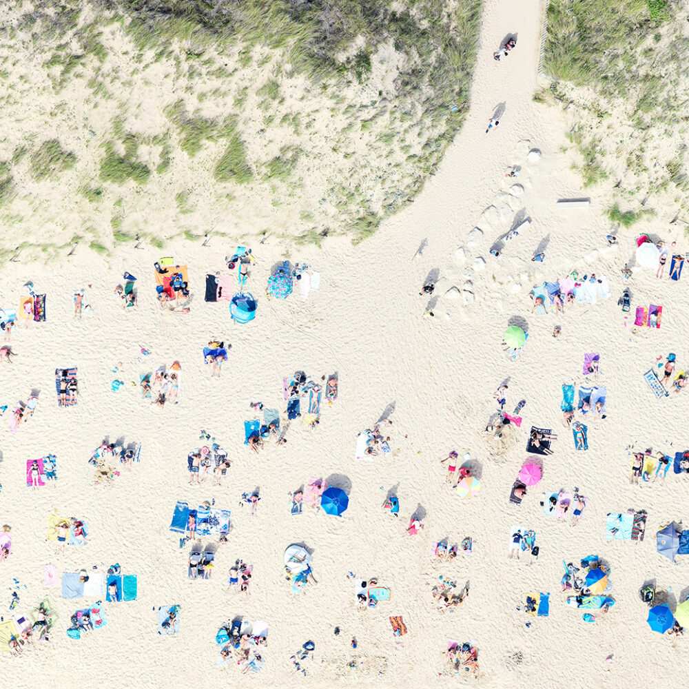 Aerial beach photography. Ile de Ré France