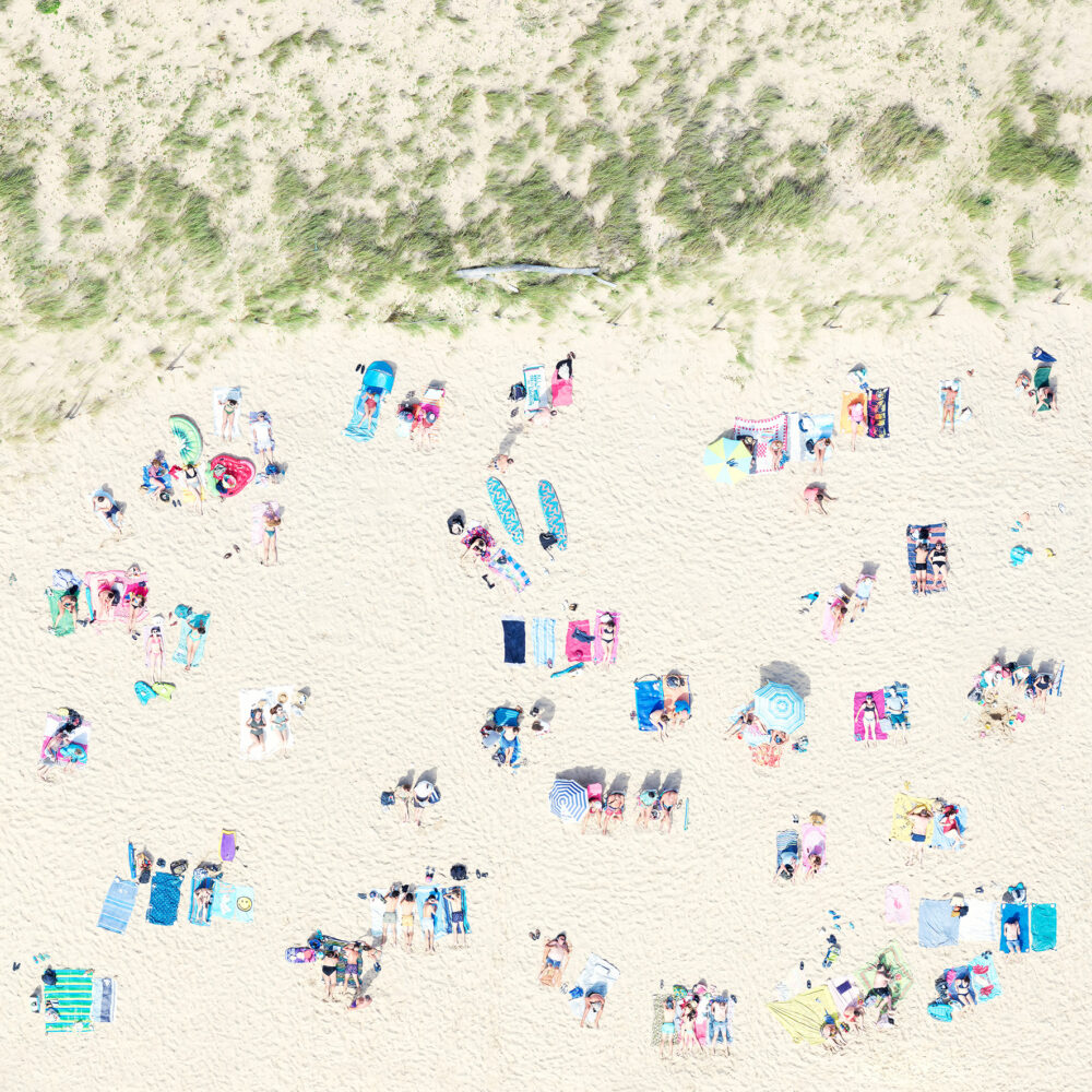 Aerial beach photography. Ile de Ré France